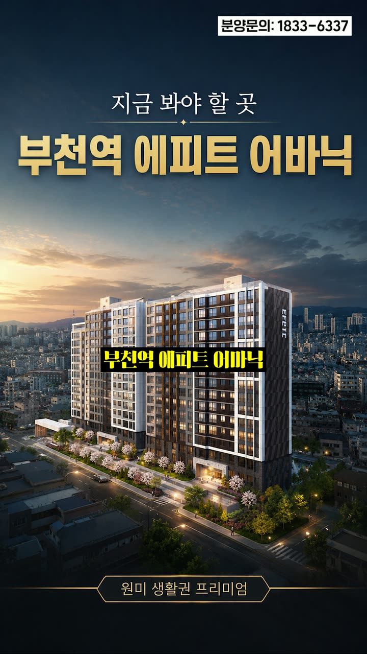 분양·부동산 분양 홍보 쇼츠 — 부동산·분양 쇼츠·릴스 편집 제작 사례