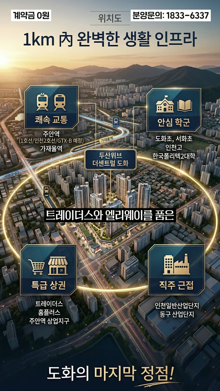 분양·부동산 부동산 서비스 숏폼 — 부동산·분양 쇼츠·릴스 편집 제작 사례