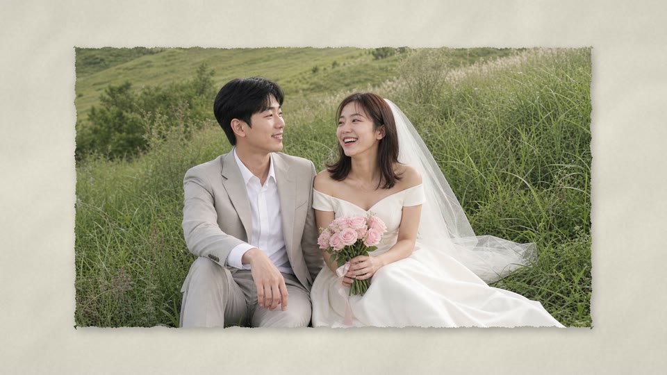 매거진 커버 식전영상 템플릿 장면