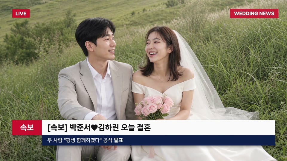 뉴스 속보 식전영상 템플릿 장면