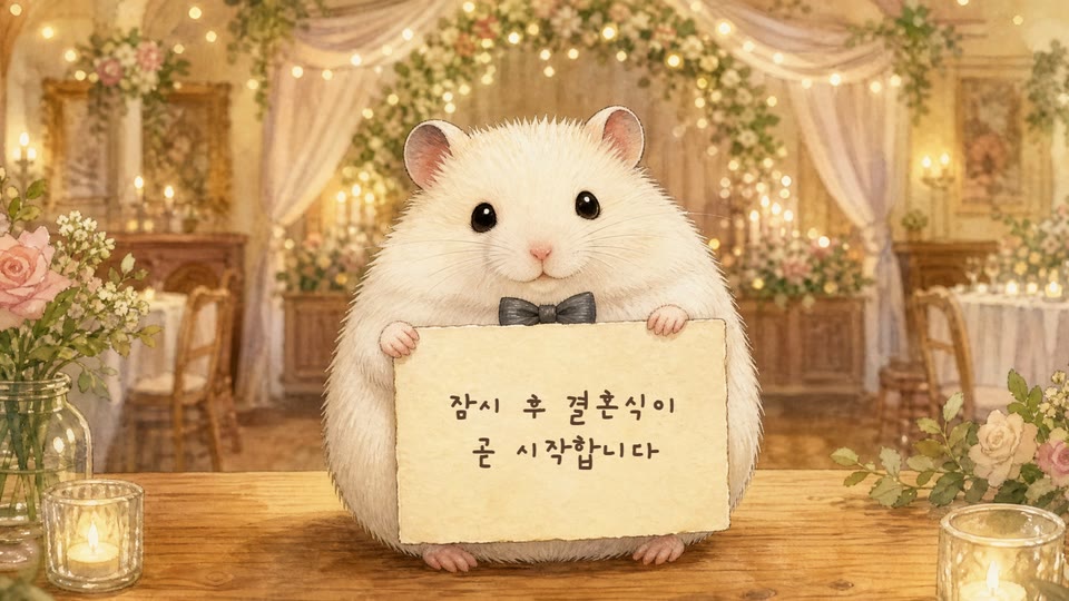 대기 화면 식전영상 템플릿 장면