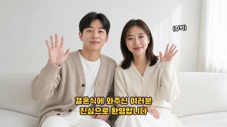 예능 자막 웰컴 식전영상 템플릿 장면